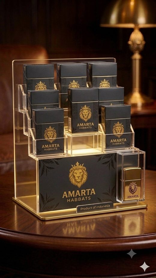 Rak akrilik display AMARTA Habbats